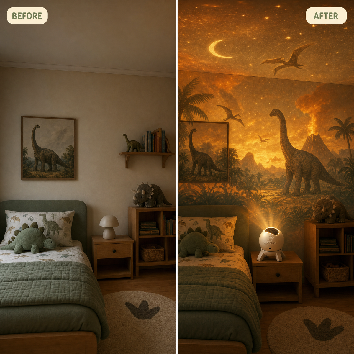 🦖LOROLAB™ DinoKids Jurassic World Adventure Projector