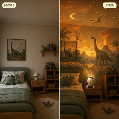 🦖LOROLAB™ DinoKids Jurassic World Adventure Projector